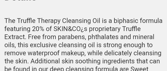Skin & Co Truffle Therapy Cleansing Oil & SkinMist - Picture 2 of 2
